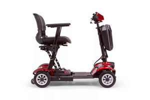 EW-26 Red Left Side View  | Wheelchair Liberty