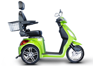 EW-36 Elite Recreational 3-Wheel Mobility Scooter Green Full Right View | Wheelchair Liberty