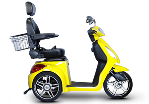 EW-36 3-wheel Mobility Scooters Yellow Full Right View | Wheelchair Liberty