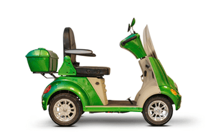 EW-52  Recreational 4-Wheel Mobility Scooter Green Full Right View  | Wheelchair Liberty