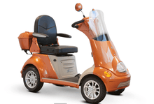 EW-52 Recreational 4-Wheel Mobility Scooter Orange Front Right View | Wheelchair Liberty