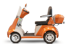 EW-52 Recreational 4-Wheel Mobility Scooter Orange Full Left View | Wheelchair Liberty