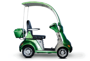 EW-54Coupe Recreational 4-Wheel Mobility Scooter  Green Full Right View | Wheelchair Liberty 