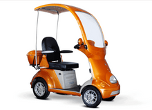 EW-54 Coupe Recreational 4-Wheel Mobility Scooter Orange Front Right View | Wheelchair Liberty