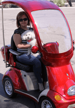 EW-54 Coupe Recreational 4-Wheel Mobility Scooter With Passenger | Wheelchair Liberty
