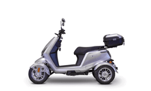 EW-75 Recreational 4-Wheel Mobility Scooter Silver Full Left View  | Wheelchair Liberty