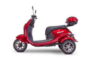 EW-Bugeye Recreational 3-Wheel Scooters Red Full Left View | Wheelchair Liberty