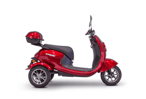 EW-Bugeye Recreational 3-Wheel Scooters Red Dull Right View | Wheelchair Liberty