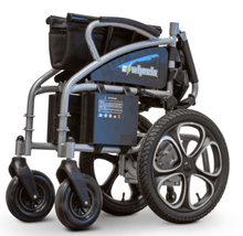 EW-M30 Electric Wheelchair by EWheels Medical -Folded LEft Side Silver | Wheelchair Liberty 