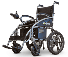 EW-M30 Electric Wheelchair by EWheels Medical - Left Side Front View Silver | Wheelchair Liberty 