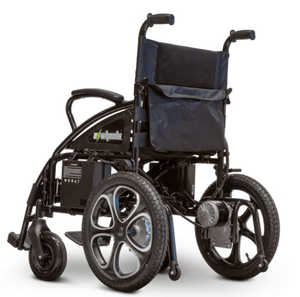 EW-M30 Electric Wheelchair by EWheels Medical - Left Side Rear View Black | Wheelchair Liberty 