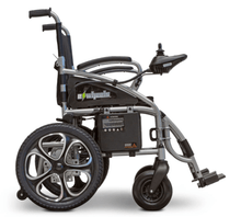 EW-M30 Electric Wheelchair by EWheels Medical - Right Side View Silver  | Wheelchair Liberty 