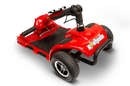 EW-M34 Travel Electric Scooter - Folded With Rear Detached - by EWheels Medical | Wheelchair Liberty