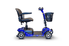 EW-M34 Travel Electric Scooter - Right Side View - Blue - by EWheels Medical | Wheelchair Liberty