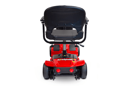 EW-M34 Travel Electric Scooter Rear View - by EWheels Medical | Wheelchair Liberty