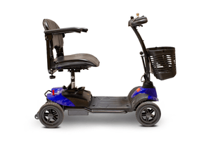 EW-M35 Lightweight Portable Scooter - Right Side View - Blue -  by EWheels Medical | Wheelchair Liberty