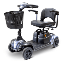 Blue Left Side - EW-M39 Portable Scooter by EWheels Medical | Wheelchair Liberty
