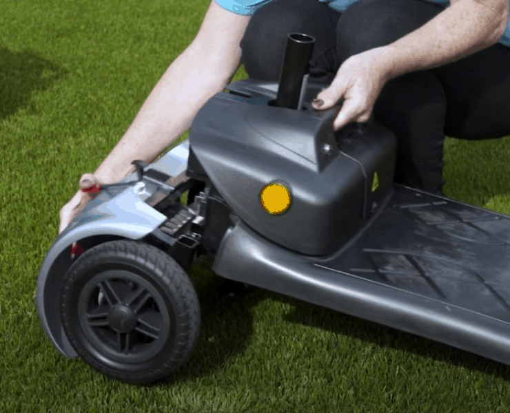 Easy To Dismantle -EW-M39 Portable Scooter by EWheels Medical | Wheelchair Liberty