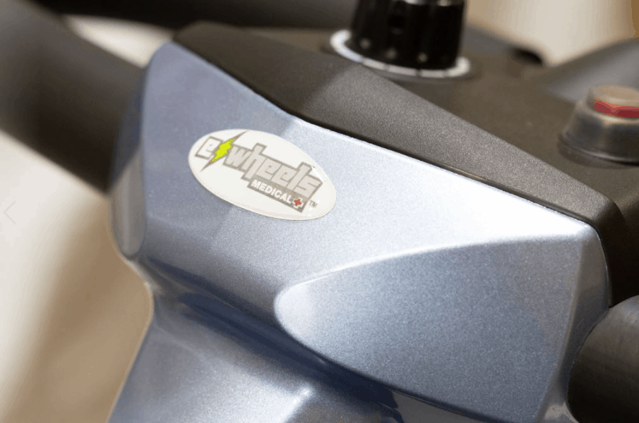 Front Handle Sticker - EW-M39 Portable Scooter by EWheels Medical | Wheelchair Liberty