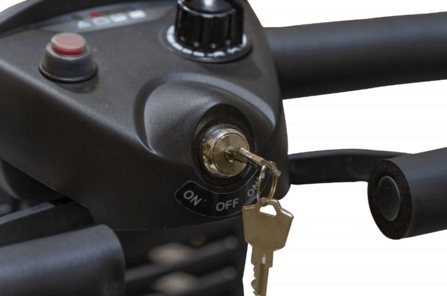 Keyed On Off Switch - EW-M39 Portable Scooter by EWheels Medical | Wheelchair Liberty