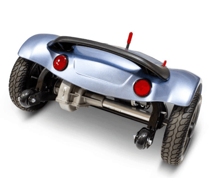 Rear Anti- Tip Wheels - EW-M39 Portable Scooter by EWheels Medical | Wheelchair Liberty