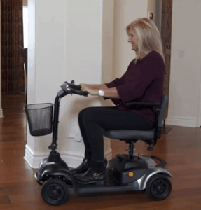 Used By Lady - EW-M39 Portable Scooter by EWheels Medical | Wheelchair Liberty