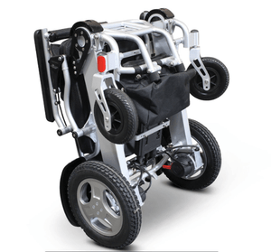 Folded Bottom Part - EW-M45 Power Wheelchair by EWheels Medical | Wheelchair Liberty