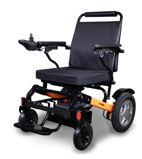Orange - EW-M45 Power Wheelchair by EWheels Medical | Wheelchair Liberty