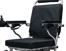 Seat with Armrest - EW-M45 Power Wheelchair by EWheels Medical | Wheelchair Liberty