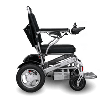 Side Silver - EW-M45 Power Wheelchair by EWheels Medical | Wheelchair Liberty