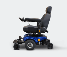 Left Side Blue - EW M48 Power Wheelchair by EWheels Medical | Wheelchair Liberty