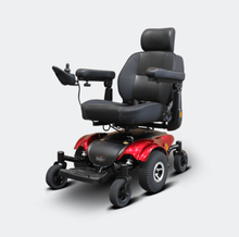 Red Left Side -  - EW M48 Power Wheelchair by EWheels Medical | Wheelchair Liberty