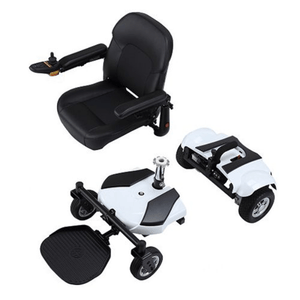 EZ-GO Deluxe Portable Power Wheelchair - Dismantled Parts - by Merits | Wheelchair Liberty