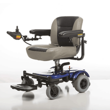 EZ-GO Lightweight Portable Power Wheelchair P321 - Side View - by Merits | Wheelchair Liberty