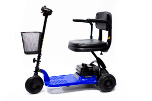 Blue - Echo 3 3-Wheel Electric Mobility Scooter by Shoprider | Wheelchair Liberty