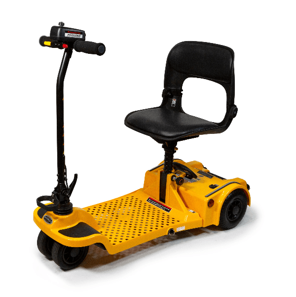 Yellow - Echo Folding 4-Wheel Electric Scooter by Shoprider | Wheelchair Liberty