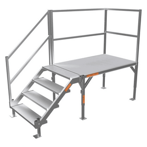 FORTRESS® OSHA STAIR SYSTEM By EZ-ACCESS - 27.5-42.5 Inches | Wheelchair Liberty 