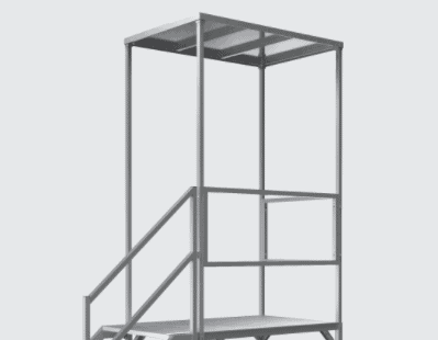 Canopy Only - Canopy Dimensions - FORTRESS® OSHA STAIR SYSTEM Canopy By EZ-Access