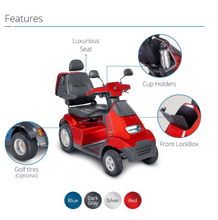 Features - Afiscooter S4 4-Wheel Electric Scooter By Afikim | Wheelchair Liberty