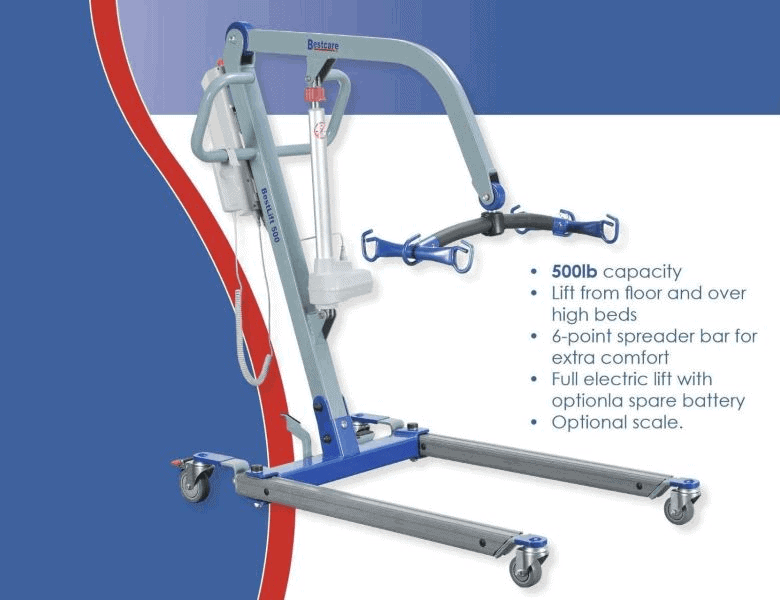 Features - The BestLift™ PL500 | FULL BODY PRO PATIENT ELECTRIC LIFT by Best Care LLC | Wheelchair Liberty