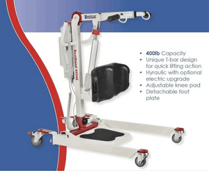 Features - The BestStand ™ SA400H SA400HE | SIT TO STAND HYDRAULIC or ELECTRIC LIFT by Best Care LLC | Wheelchair Liberty