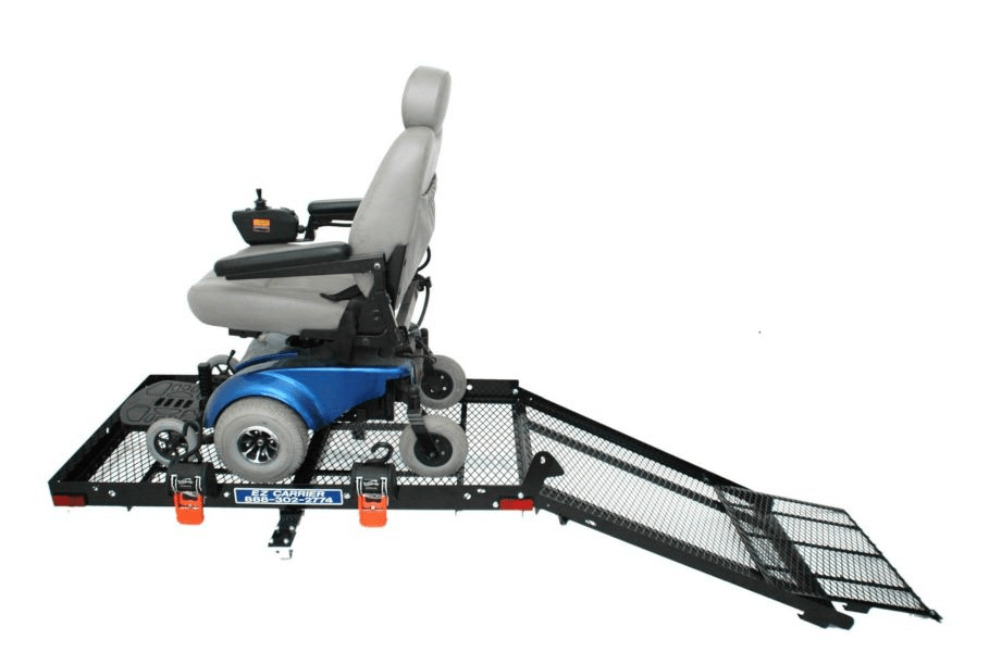 Used For Electric Wheelchair - Manual EZC Wheelchair and Scooter Vehicle Carrier for Class 2 and 3 by EZ-Carrier | Wheelchair Liberty 
