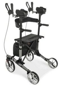 Front Corner View - Lumex Gaitster Forearm Rollator By Graham Field | Wheelchair Liberty 