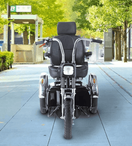 Front View - Afiscooter SE 3-Wheel Electric Scooter by Afikim | Wheelchair Liberty
