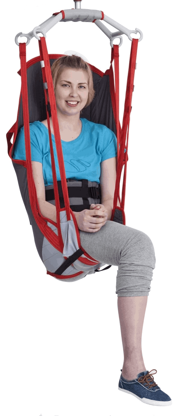 Front View - Molift RgoSling Ampu Padded - Amputee Patient Sling for Molift Lifts by ETAC | Wheelchair Liberty