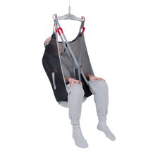 Front View Polyester Net - HighBack Universal Slings By Handicare From Wheelchair Liberty