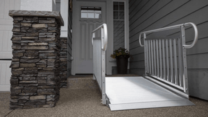GATEWAY 3G Portable Solid Surface Entry Ramps - Picketed Railings | Wheelchair Liberty