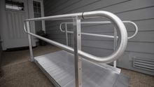 GATEWAY 3G Portable Solid Surface Entry Ramps - Railings Close Up | Wheelchair Liberty
