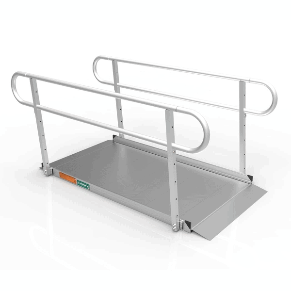 GATEWAY 3G Portable Solid Surface Entry Ramps - With Rails | Wheelchair Liberty