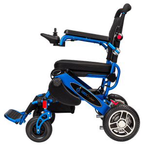 Geo Cruiser™ EX Blue (Side) - Pathway Mobility Geo Cruiser™ By Explorer Mobility | Wheelchair Liberty 